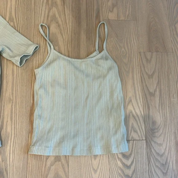 Madewell Pointelle Cardigan set - Picture 3 of 6